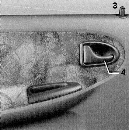 Устройство, обслуживание, ремонт Renault Megane, Scenic c 1996 г. -Открывание и закрывание дверей