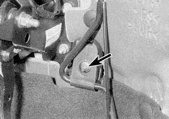 Устройство, обслуживание, ремонт Renault Megane, Scenic c 1996 г. -Снятие и установка педали акселератора