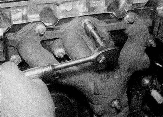 Устройство, обслуживание, ремонт Renault Megane, Scenic c 1996 г. -Снятие и установка впускного трубопровода и выпускного коллектора