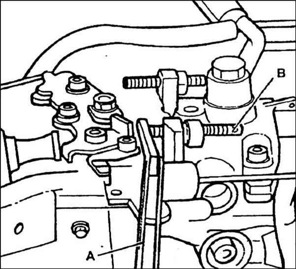 Устройство, обслуживание, ремонт Renault Megane, Scenic c 1996 г. -Регулировка, проверка, снятие и установка микровыключателя накала