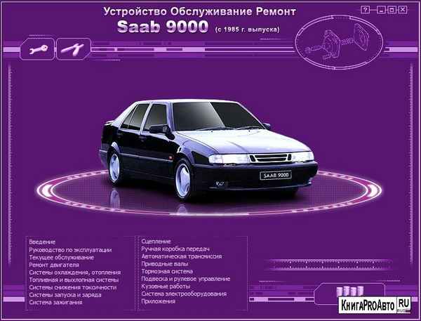 Устройство, обслуживание, ремонт СААБ 9000 с 1985 г. – График технического обслуживания автомобиля Saab 9000