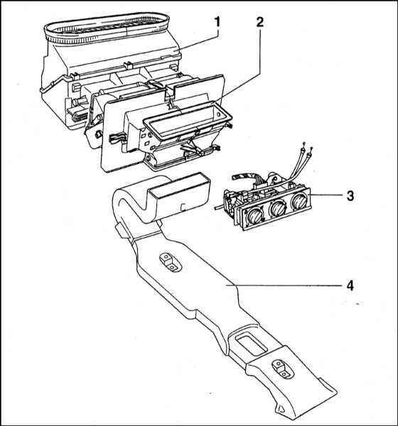 Ремонт и эксплуатация автомобиля Skoda Felicia с 1994 г. -Система отопления/вентиляции салона – общая информация