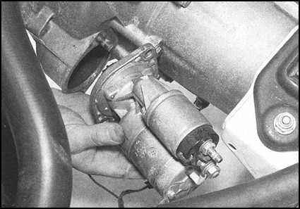 Ремонт и эксплуатация автомобиля Skoda Felicia с 1994 г. -Снятие и установка стартера