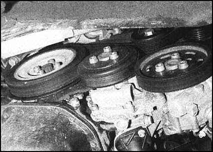 Ремонт и эксплуатация автомобиля Skoda Felicia с 1994 г. -Проверка состояния ремня привода вспомогательных агрегатов