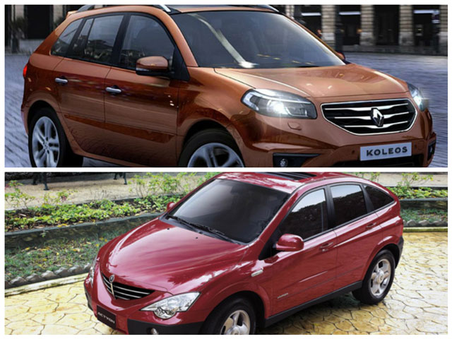 Сравнение Renault Koleos и SsangYong Action