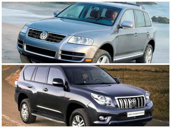 Сравнение Volkswagen Touareg и Toyota Land Cruiser Prado