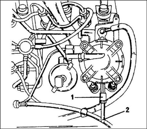 Устройство, обслуживание, ремонт Citroen Xantia (с 1993 г.) -Сбрасывание давления в системе питания