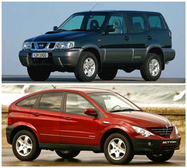 Сравнение Nissan Terrano и SsangYong Actyon