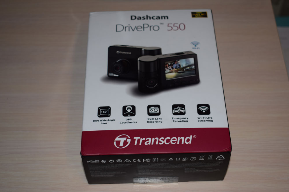 Обзор видеорегистратора Transcend DrivePro 550
