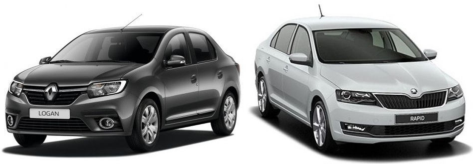 Какой автомобиль лучше: Renault Logan или Skoda Rapid