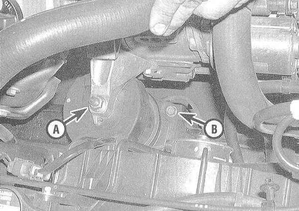 Устройство, обслуживание и ремонт Honda Accord -Проверка состояния и замена опор подвески силового агрегата (Двигатели V6)
