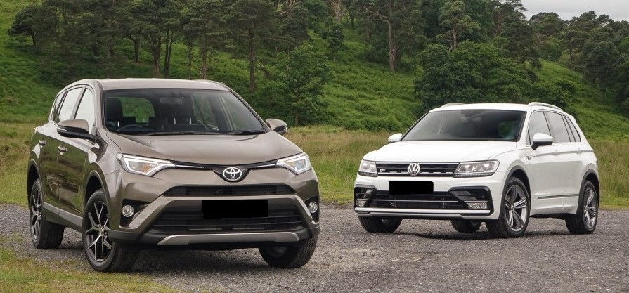 Какой автомобиль лучше: Volkswagen Tiguan или Toyota Rav4