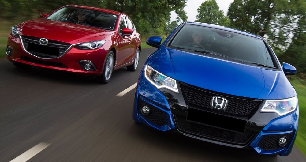 Какой автомобиль лучше: Honda Civic или Mazda 3